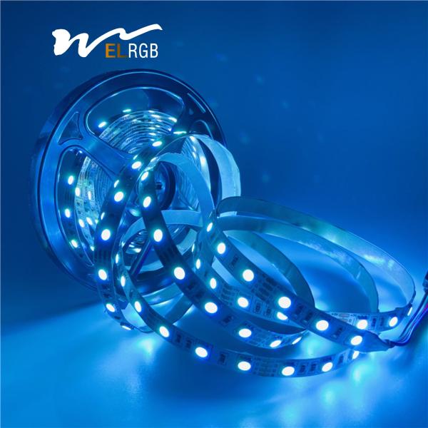 5050SMD IP68 Lâmpadas LED de fita LED branca fria 5000mm