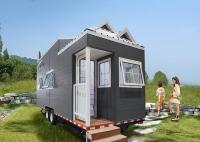 Chambre minuscule en acier de lumière modulaire de construction préfabriquée sur des roues : Conception innovatrice