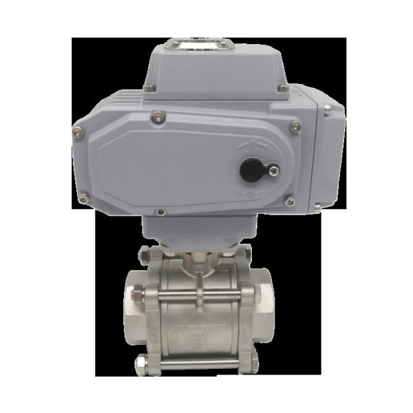 Válvula de bola de titanio con rosca eléctrica para aplicaciones de procesamiento químico