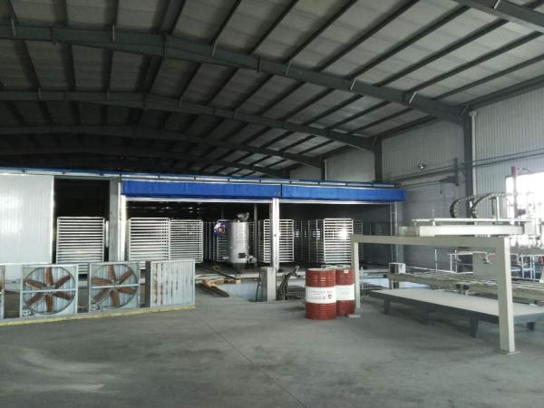 Pó do cimento do EPS e máquina do painel de sanduíche do pó do Mgo, linha de produção do painel de parede