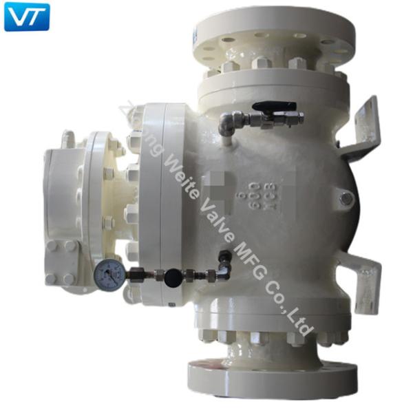 Válvula de bola do corpo WCB Piggable 6 OEM do aço carbono da classe 600 da polegada