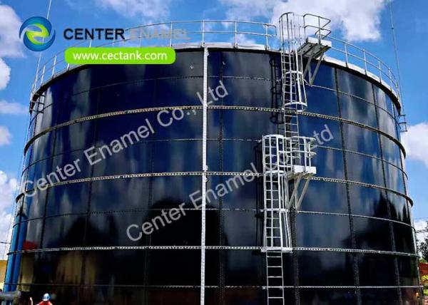 O vidro fundiu os tanques aparafusados de aço inoxidável do telhado de aço/tanques de água industriais