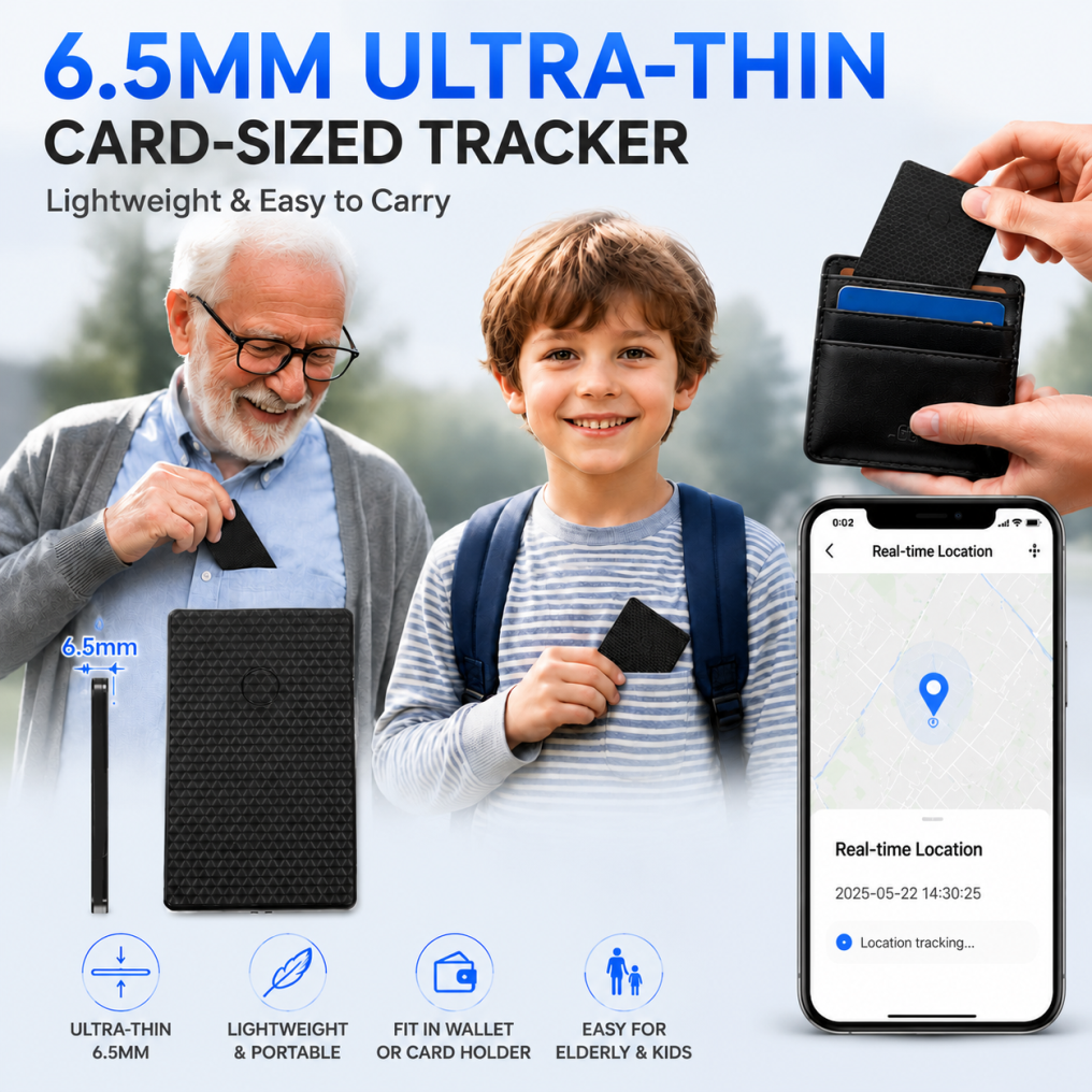 VN02-Card 4G LTE Ultra-Slim Card GPS Tracker