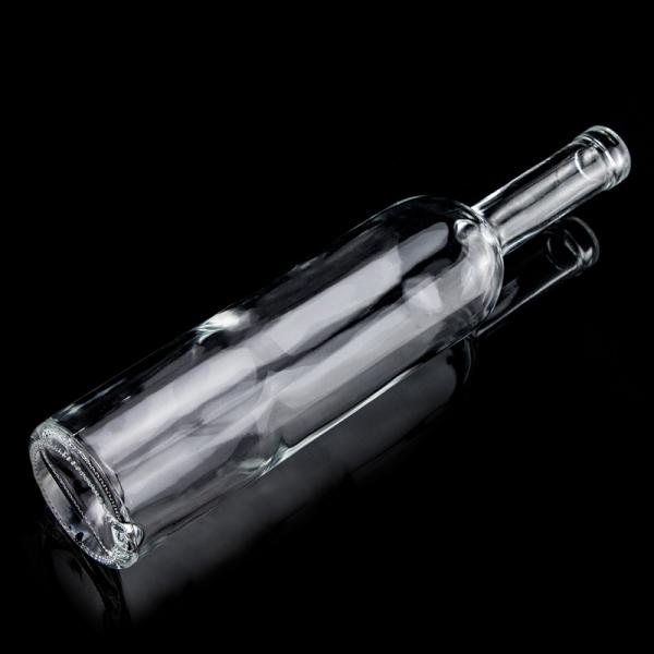 Изумленный дизайн водка ликер стеклянная бутылка 750 мл прозрачная стеклянная бутылка с винтовой крышкой