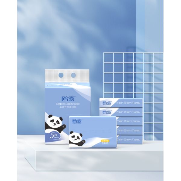 100% Original Pulp 4-Ply 3-Layer Facial Tissue Paper Soft Smooth Household
