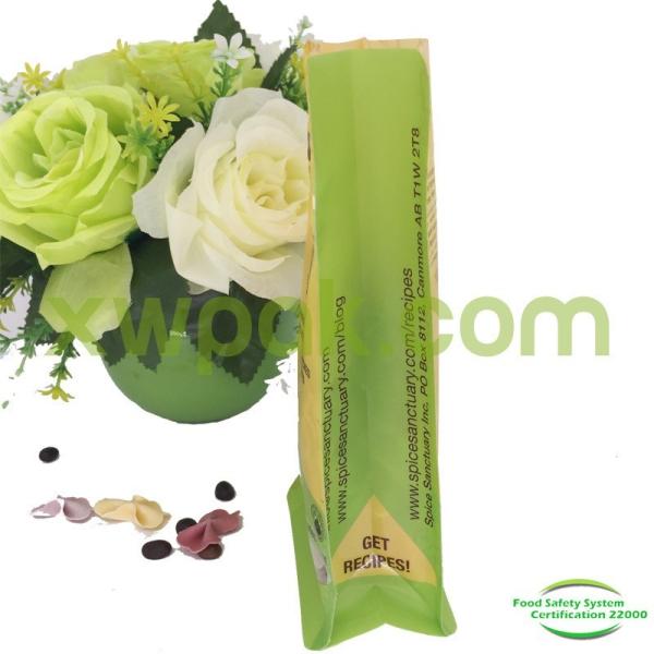 Food Packaging Custom Printed Coffee Bags Flat Bottom Pouch Plastic k