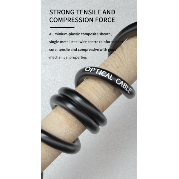 HDPE Jacket HXCOWO GYFTY 2-288Core SM G652D Duct Fiber Optic Cable for Connection