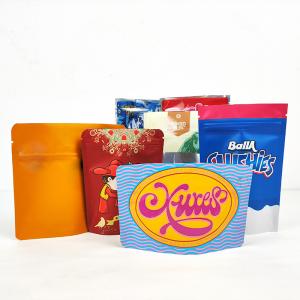 Sacos de erva Mylar à prova de crianças Sacos de alimentação de suporte para