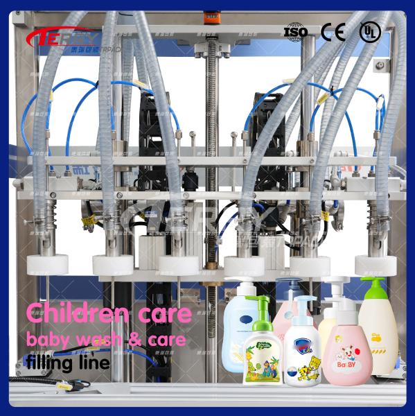 8 Heads Dishwashing Liquid Filling Machine with Multiple Specifications