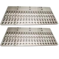 Piezas CNC de plástico de base mecanizadas UHMW PE con color personalizado y alta tolerancia