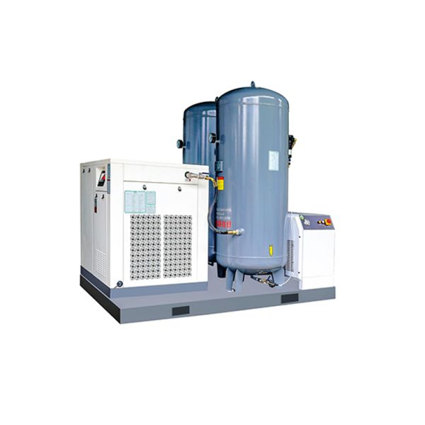 Skid mounted 5bar-30bar all-in-one screw air compressor machine