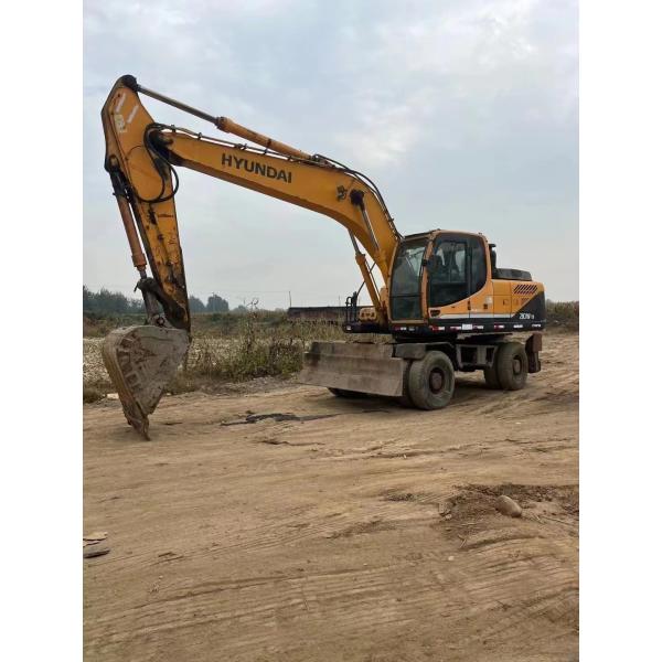 22 тонны Hyundai R210w-9 колесный экскаватор, оснащенный двигателем Cummins B7