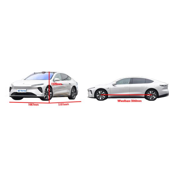 4 Wheel Electric Car Weilai NIO ET7 Sedan High Speed Dual Motor For Family