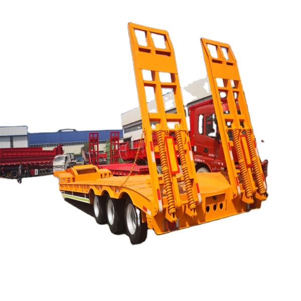 Customized 16500*2550*3580mm Flatbed Semi Trailer for Heavy-Duty Transportation