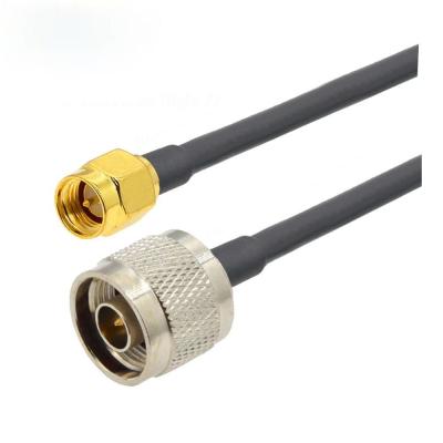 RF Coaxial Automotive Wiring Harness RG-58 Coaxial Cable N Type To SMA 15cm 50cm 1m 2m