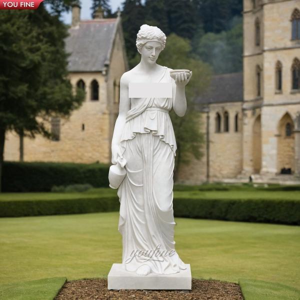 Park Decor Outdoor Marble Egg Sculpture