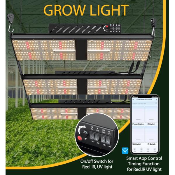 1872umol/s Commercial Led Grow Light Lm301h Pro 1700e Hydroponic Uv Lights