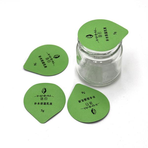 35mm for powder precut foil lid printed your logo