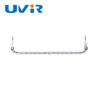 Tube chauffant infrarouge en quartz en forme de U UVIR 8-14mm 1100-2600C