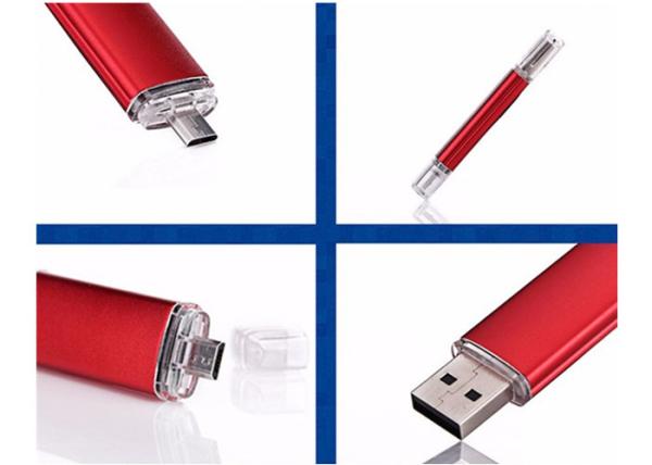 OEM Logo USB OTG Drive Multi Color Plastic Material 4GB 8GB 16GB For Android Phone