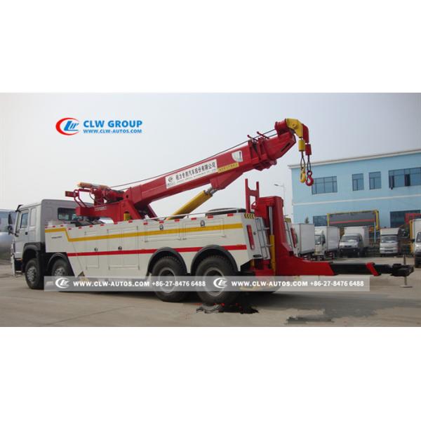 SINOTRUK HOWO 8X4 360 Degree Rotation Heavy Duty Tow Truck