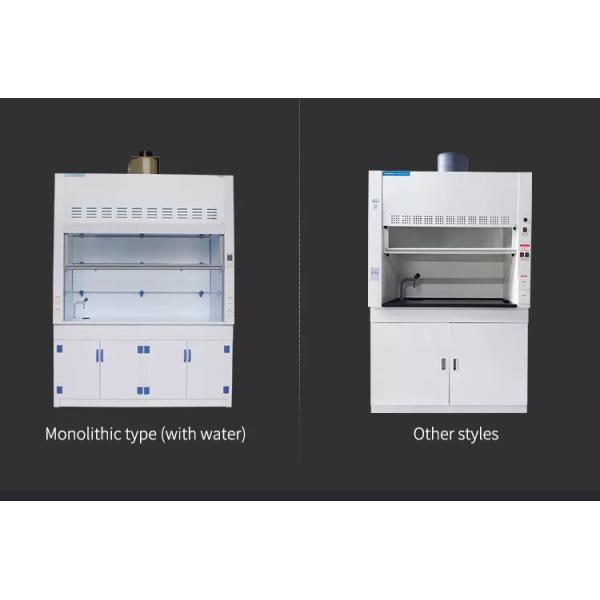 Клобук 1500mm перегара химического Biosafety мебели лаборатории школы PP кислотоупорный