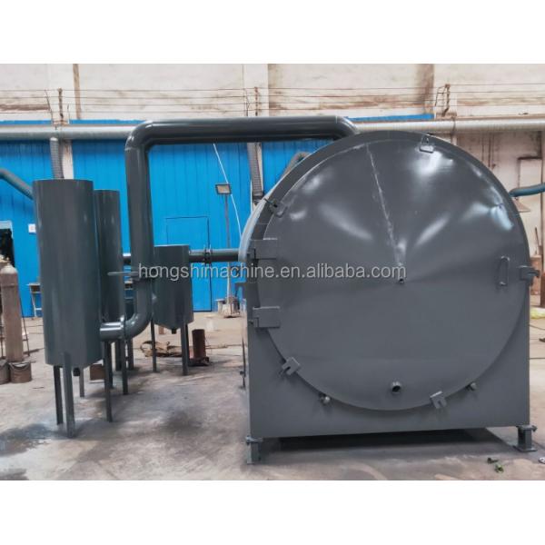 Horizontal Wood Log Carbonization Stove , Bamboo Charcoal Carbonizer Furnace Oven