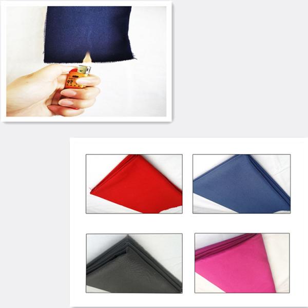 360gsm Protective Flame Resistant Fabric Canvas Cloth Anti - UV Orange Color