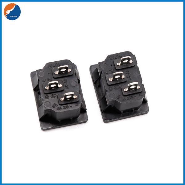 R14-A-1CB1 C14 Electric Insert Male AC Plug Power Connector Socket 10A 250V For Home Appliances
