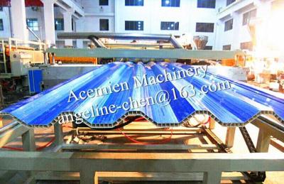 plastic PVC hollow roof tile/roofing sheet roofing panel extrusion machine equipment