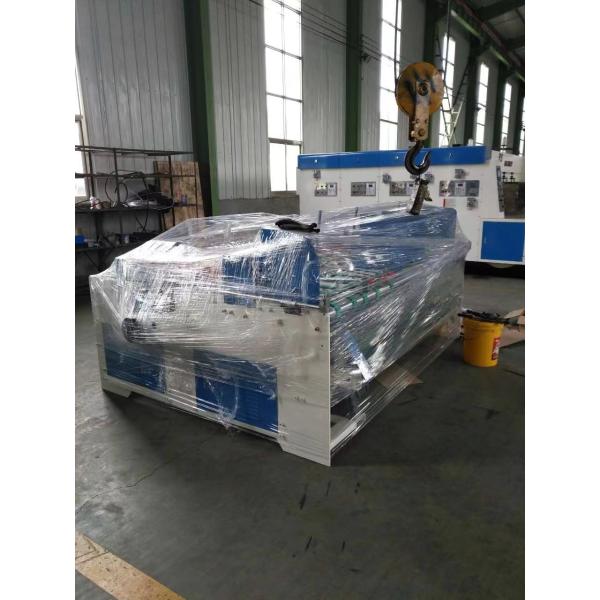 машина Gluer коробки Semi автоматической машины Gluer папки 3.2kw рифленая