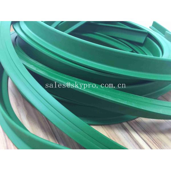 Professional Heavy Duty White / Green PVC Cleat Skirt Durable PVC Conveyor Belt for Food Industry