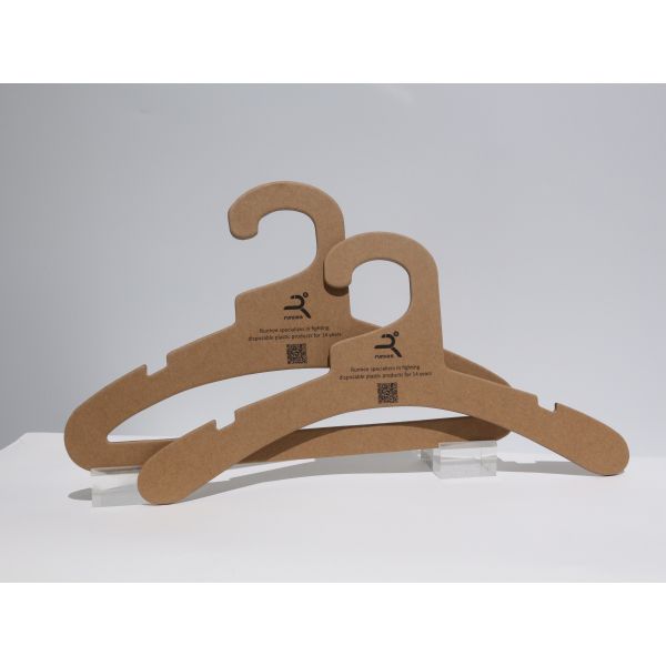 Eco-Friendly Paper Hanger for Sustainable Apparel Packaging