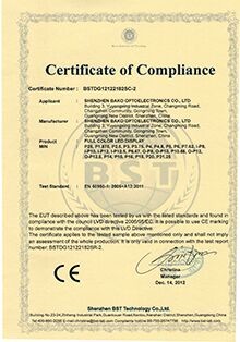 LED Vision Technology Limited Certifications