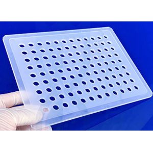 Подгонянная прозрачная стойкость к действию кислот стеклянной пластинки кварца лазера буря