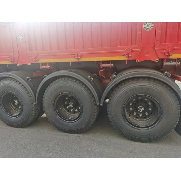 3 Axle Side Tilting Stake Cargo Trailer High Load Bearing Capacity