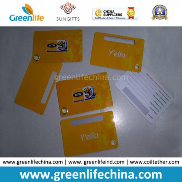 Fashionable New Design Patterns Plastic Hard Luggage Tag for Travelling