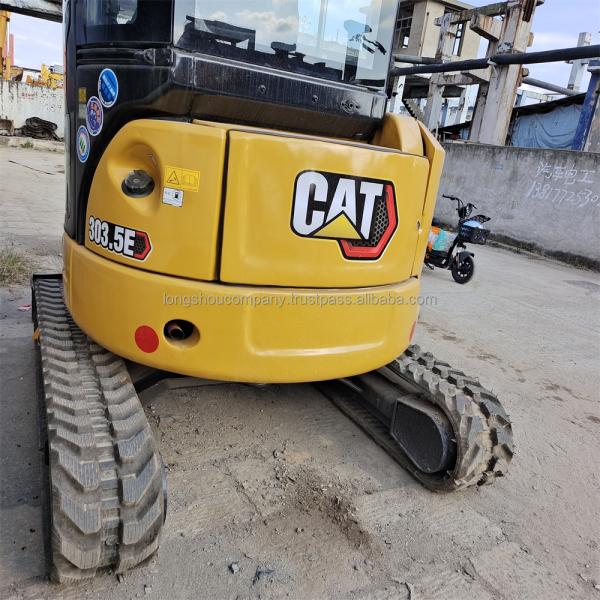 Used Caterpillar Track Shoes 303CR Mini Excavator 3 Ton with ORIGINAL Hydraulic Valve