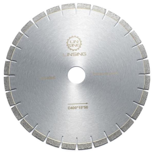 Diamond Powder Alloy Steel Travertine Cutting Diamond Blade with 0.472in Edge Height