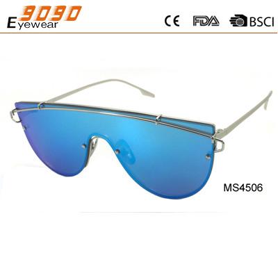 2017 fashion  metal sunglasses with 100% UV protection lens, suitable for men and women