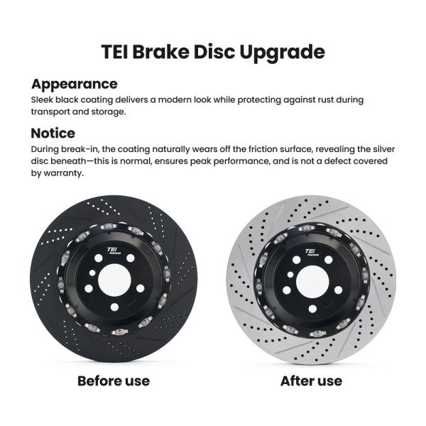 TEI Brake Caliper SR6 performance car parts 6 Piston BBK R17 R18 Car Wheel Upgrade Brake Kit for Ford Bronco