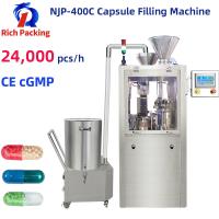 Máquina de enchimento de cápsulas farmacêutica automática de alta velocidade elétrica em pó