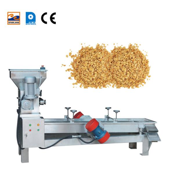 Grinder de arroz crisp de galletas tamaño personalizado / acero inoxidable / accesorios para la línea de producción