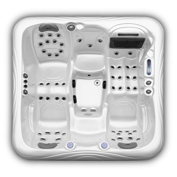 Balboa Control System Freestanding Outdoor Bathtub Spa Hot Tub For 4 Persons
