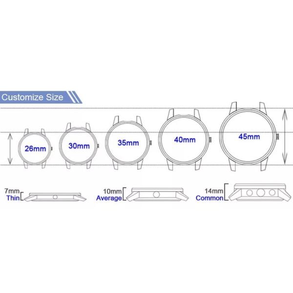 DRF-9005A Stainless Steel Quartz Watch 40mm Sapphire Quartz Japan Movt Watch