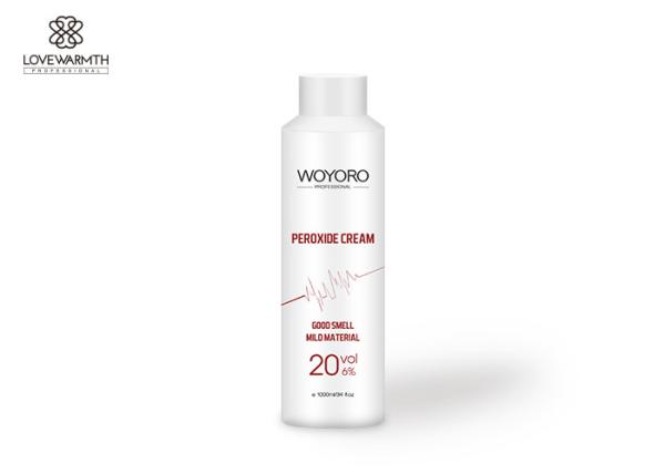 Nenhuns volume do cheiro 1000ml do creme do peróxido do colaborador da irritação ingredientes delicados do bom