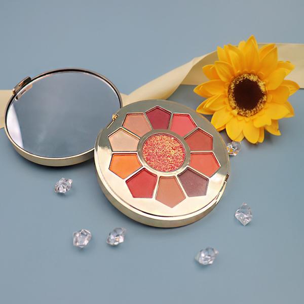 Os cosméticos minerais do ISO 11Colors perolizam a paleta 9.6*1.6cm da sombra para os olhos