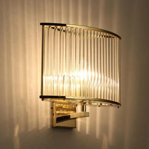 Transmitância alto AC220V dos candelabros de parede claros resistentes de alta temperatura da parede de vidro