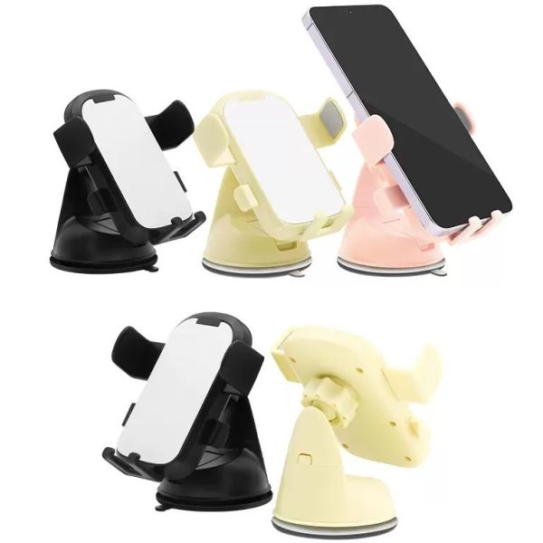 Osculum Type Sublimation Phone Stand Blanks Vehicle-Mounted Sublimation Blank Mobile Bracket Phone Holder With Aluminum Sheet