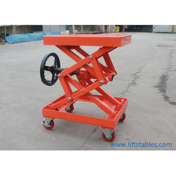 Triplicar-se Scissor a capacidade móvel da tabela de elevador hidráulico 770-Lb